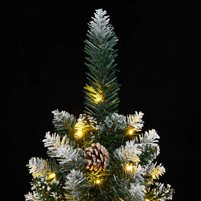 Artificial Slim Christmas Tree 300 LEDs 210 cm