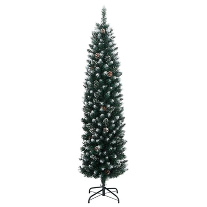 Artificial Slim Christmas Tree 300 LEDs 240 cm