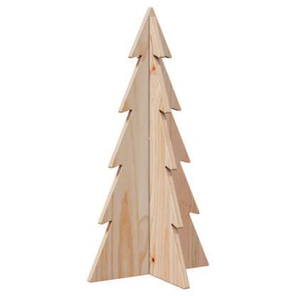 Wooden Christmas Tree for Decoration 59.5 cm Solid Wood Pine