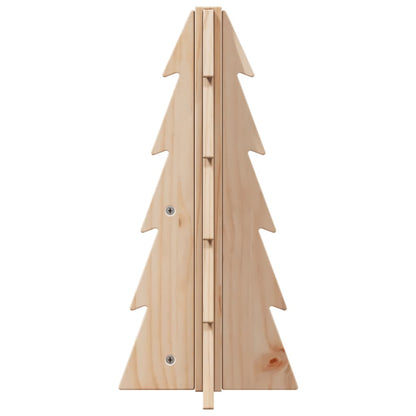 Wooden Christmas Tree for Decoration 49 cm Solid Wood Pine