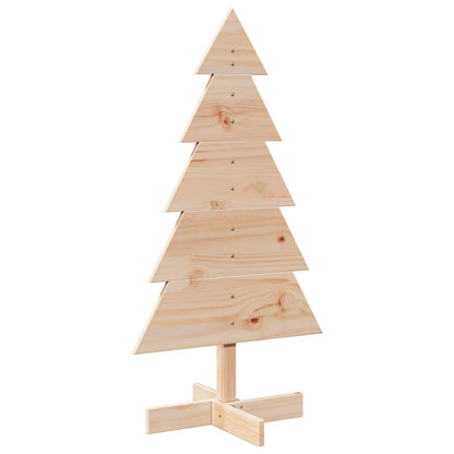 Wooden Christmas Tree for Decoration 100 cm Solid Wood Pine