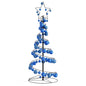 Christmas Tree Light Cone with Baubles 80 LEDs Warm White 120 cm