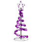 Christmas Tree Light Cone with Baubles 80 LEDs Warm White 120 cm