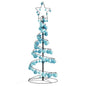 Christmas Tree Light Cone with Baubles 80 LEDs Warm White 120 cm