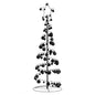 Christmas Tree Light Cone with Baubles 100 LEDs Warm White 150 cm