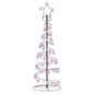 Christmas Tree Light Cone with Baubles 100 LEDs Warm White 150 cm