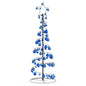 Christmas Tree Light Cone with Baubles 100 LEDs Warm White 150 cm