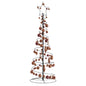 Christmas Tree Light Cone with Baubles 100 LEDs Warm White 150 cm