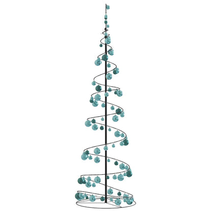 Christmas Tree Light Cone with Baubles 120 LEDs Warm White 180 cm