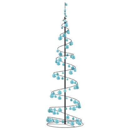 Christmas Tree Light Cone with Baubles 120 LEDs Warm White 180 cm