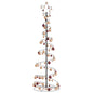 Christmas Tree Light Cone with Baubles 120 LEDs Warm White 180 cm