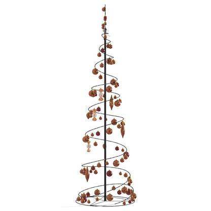 Christmas Tree Light Cone with Baubles 120 LEDs Warm White 180 cm