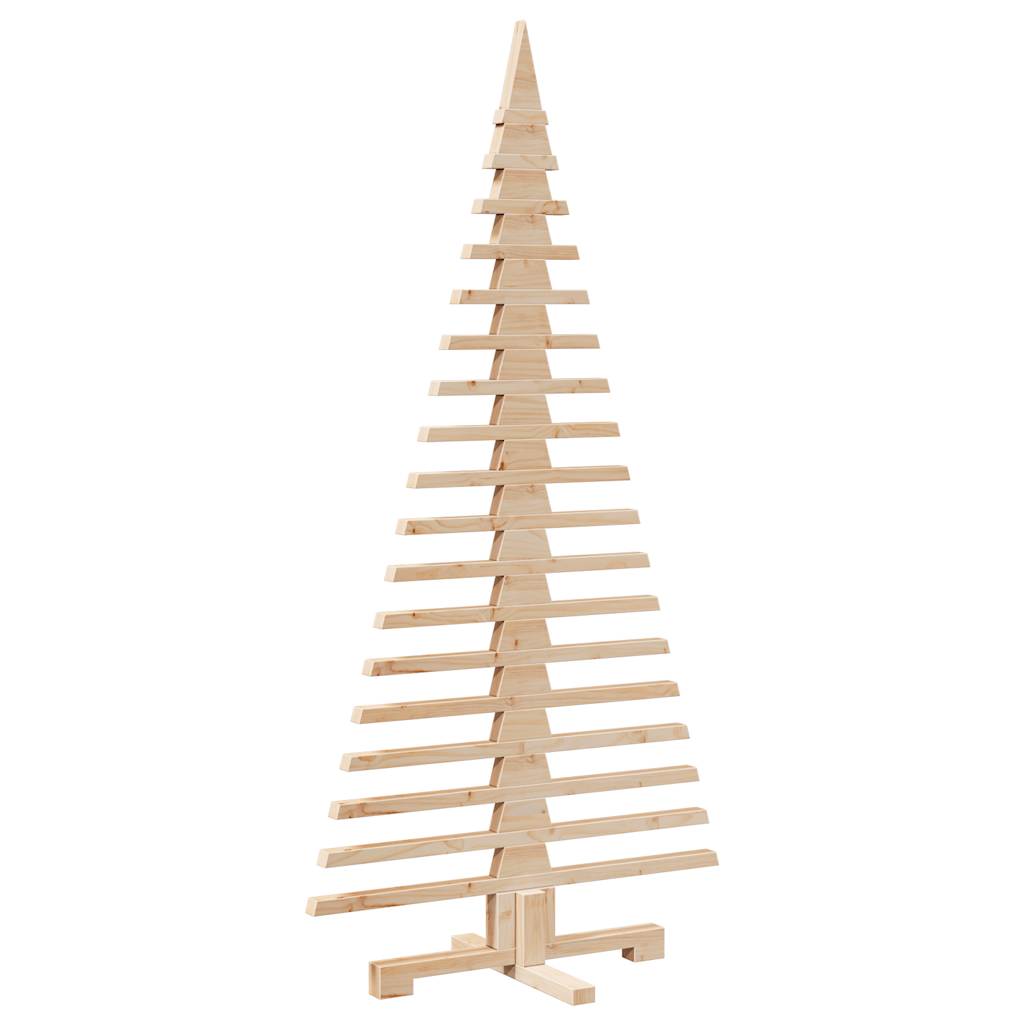 Wooden Christmas Tree for Decoration 150 cm Solid Wood Pine