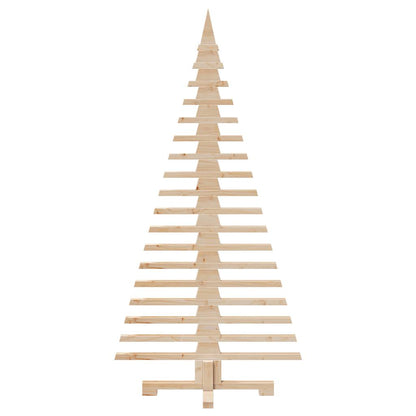 Wooden Christmas Tree for Decoration 150 cm Solid Wood Pine