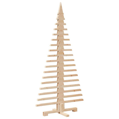 Wooden Christmas Tree for Decoration 150 cm Solid Wood Pine