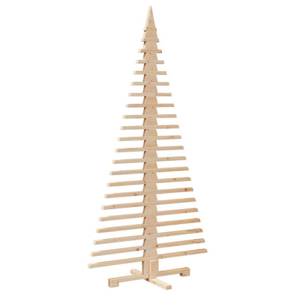 Wooden Christmas Tree for Decoration 180 cm Solid Wood Pine