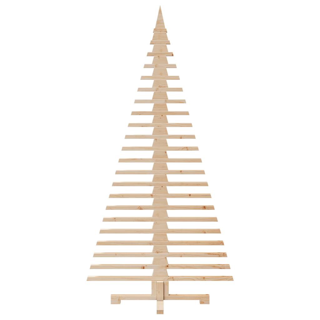 Wooden Christmas Tree for Decoration 180 cm Solid Wood Pine