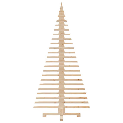 Wooden Christmas Tree for Decoration 180 cm Solid Wood Pine