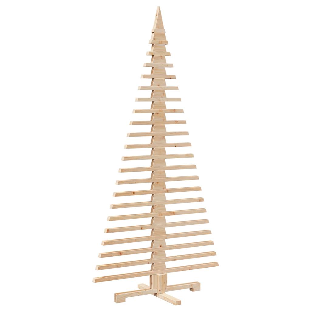 Wooden Christmas Tree for Decoration 180 cm Solid Wood Pine