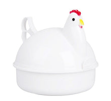 Load image into Gallery viewer, Egg Boiler Eggs Steamer Chicken Shaped Microwave Cooker Kitchen Tool - MiniDreamMakers

