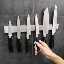 Load image into Gallery viewer, Stainless Steel Knife Stand Magnetic Knife Holder Wall Storage Rack Home for Knives Kitchen Accessories Organizer - MiniDreamMakers
