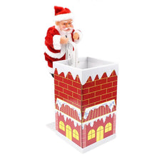 Load image into Gallery viewer, Santa Claus Climbing Chimney Doll Electric Toy With Music Children Kids Christmas Gifts New Year Gifts Decoration Ornaments Toy - MiniDreamMakers

