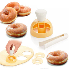 Load image into Gallery viewer, Creative DIY Donut Mold Cake Decorating Tools Plastic Desserts Bread Cutter Maker Baking Supplies Kitchen Tools
