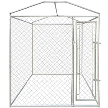 Load image into Gallery viewer, Outdoor Dog Kennel with Canopy Top 2x2x2.4 m - MiniDM Store
