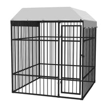 Load image into Gallery viewer, Outdoor Dog Kennel with Roof 2x2x2.3 m - MiniDreamMakers

