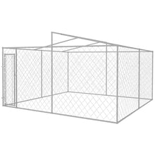 Load image into Gallery viewer, Outdoor Dog Kennel with Roof 4x4x2.4 m - MiniDreamMakers
