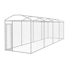 Load image into Gallery viewer, Outdoor Dog Kennel with Roof 8x2x2.4 m - MiniDreamMakers
