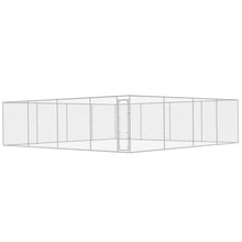Load image into Gallery viewer, Outdoor Dog Kennel Galvanised Steel 8x8x2 m - MiniDM Store
