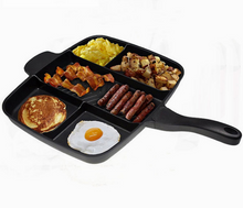 Load image into Gallery viewer, Frying Pan 5 in 1 Magic Grill Pan Master Pan Non-Stick Divided Grill Pan Fry Oven Skillet Cookware Kitchen Accessories - MiniDreamMakers
