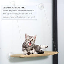Load image into Gallery viewer, Cats Hammock Cushion Pets Swing Beds Sofa Mat Kitten Hanging Folding Nest Shelf Soft Removable Suction Cat Pad Drop - MiniDreamMakers
