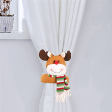 Load image into Gallery viewer, Lovely Santa Clause Snowman Curtain Buckle Christmas Decoration for Home New Year Party Decor Cloth Toys Table Decoration Dolls
