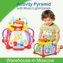 Load image into Gallery viewer, Baby Toys Musical Activity Cube Toy Learning Educational Game Play Center Toy - MiniDreamMakers
