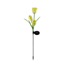 Load image into Gallery viewer, Solar Powered Tulip Flower Outdoor Garden Decoration - MiniDM Store
