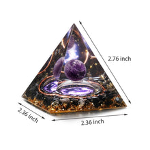 Load image into Gallery viewer, Natural Obsidian Stone Healing Energy Chakra Pyramid - MiniDM Store
