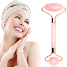 Load image into Gallery viewer, Jade Roller Gua Sha Scraper Facial Roller Massager - MiniDM Store
