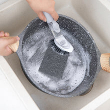 Load image into Gallery viewer, Soap Dispensing Dishwashing Pots and Pans Wand Scrubber - MiniDM Store
