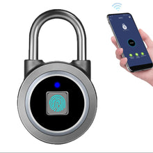 Load image into Gallery viewer, USB Charging Biometrics Fingerprint APP Support Padlock - MiniDM Store
