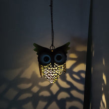 Load image into Gallery viewer, Solar Powered Rustic Decorative Outdoor LED Owl Lamp - MiniDM Store
