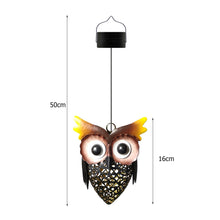 Load image into Gallery viewer, Solar Powered Rustic Decorative Outdoor LED Owl Lamp - MiniDM Store
