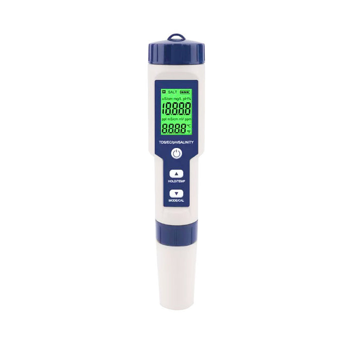 5 in 1 High Accuracy Digital Pen pH Tester for Water - MiniDM Store