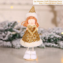 Load image into Gallery viewer, Christmas Angel Doll Merry Christmas Decor for Home Christmas Elf Tree Pendant 2019 Xmas Gifts Deco Noel Navidad New Year 2020 - MiniDreamMakers
