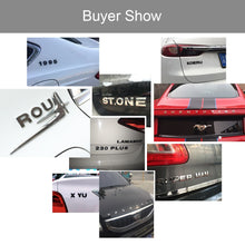 Load image into Gallery viewer, 25mm Car Auto Chrome Metal DIY 3D ARC Letters Digital Alphabet Emblem Decoration Car Stickers Logo Automobiles Car Accessories - MiniDM Store
