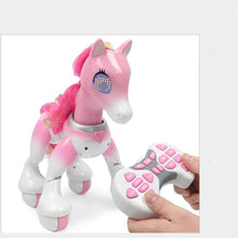 Load image into Gallery viewer, Electric Smart Horse Unicor Toy for Children Remote Control Children&#39;s New Robot Touch Induction Electronic Pet Educational Toys - MiniDreamMakers
