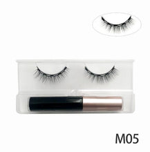 Load image into Gallery viewer, 3D Mink Magnetic Eyelashes Waterproof Lasting Magnetic Eyeliner Magnet Mink Eyelashes Makeup Extension False Eyelashes - MiniDreamMakers
