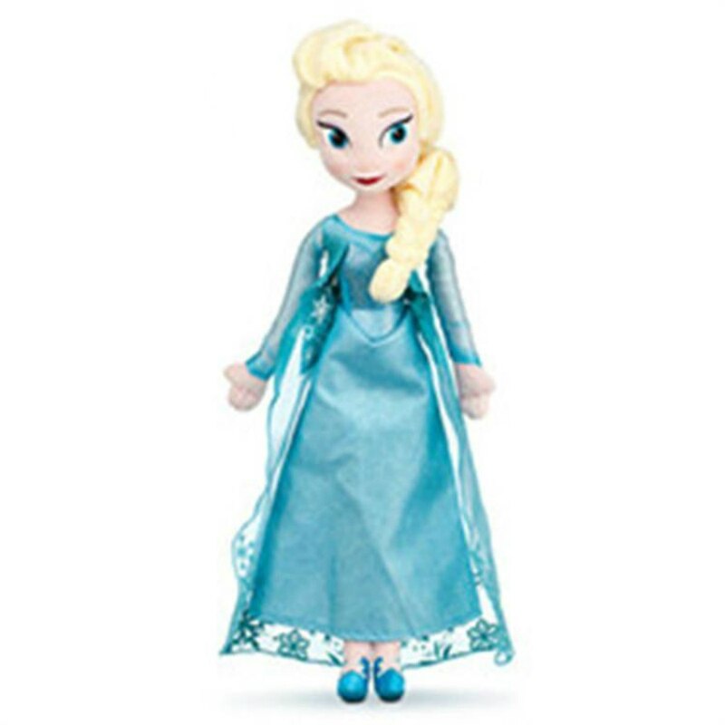 50 CM Frozen Anna Elsa Dolls Snow Queen Princess Anna Elsa Doll Toys Stuffed Frozen Plush Kids Toys Birthday Christmas Gift - MiniDreamMakers