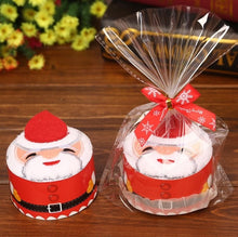 Load image into Gallery viewer, 30x30cm Exquisite Christmas Gift Cupcake Cotton Towel with Packaging Bag Natal Noel Christmas Decorations for Home Kids Children - MiniDreamMakers
